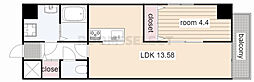 Primal千種stelo 1LDKの間取図画像