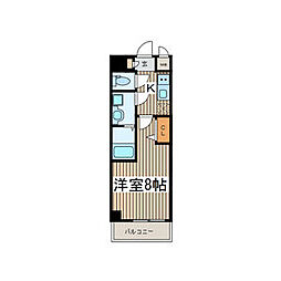 エスリード上前津エアスタ 1Kの間取図画像