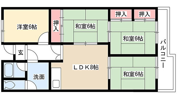 健心ビル 502｜愛知県名古屋市名東区上社１丁目(賃貸マンション4LDK・5階・72.00㎡)の写真 その2