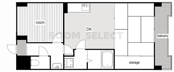 松原メイトマンション 602｜愛知県名古屋市中区松原３丁目(賃貸マンション2DK・6階・43.00㎡)の写真 その2