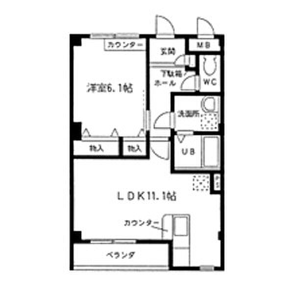 ラフィーネ 102｜愛知県名古屋市中川区戸田ゆたか２丁目(賃貸マンション1LDK・1階・42.99㎡)の写真 その2