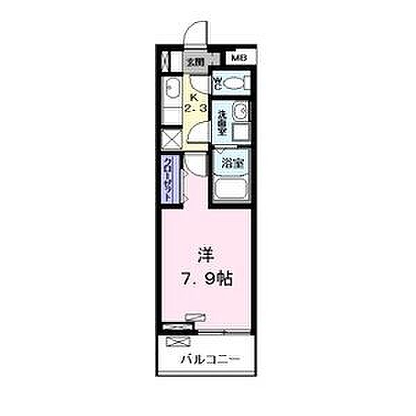 フォルシュ 202｜愛知県名古屋市中村区長戸井町２丁目(賃貸アパート1K・2階・26.72㎡)の写真 その2