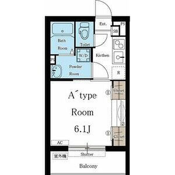 リブリ・千種 307｜愛知県名古屋市中区新栄３丁目(賃貸マンション1K・3階・21.53㎡)の写真 その2