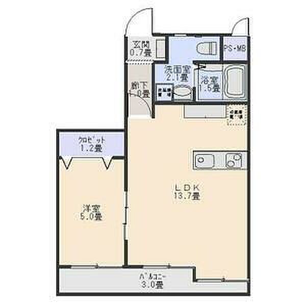 CASA　ABITARE 202｜愛知県名古屋市中川区中野本町２丁目(賃貸マンション1LDK・2階・41.54㎡)の写真 その2