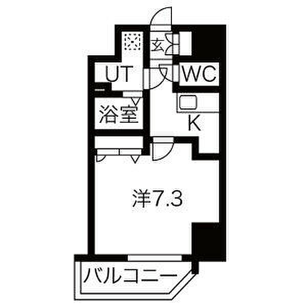 エスリード大須デュオ 606｜愛知県名古屋市中区大須１丁目(賃貸マンション1K・6階・25.60㎡)の写真 その2