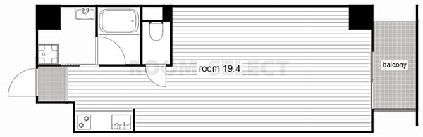 T’s Residence Nagoya 702｜愛知県名古屋市中村区亀島２丁目(賃貸マンション1R・7階・39.63㎡)の写真 その2