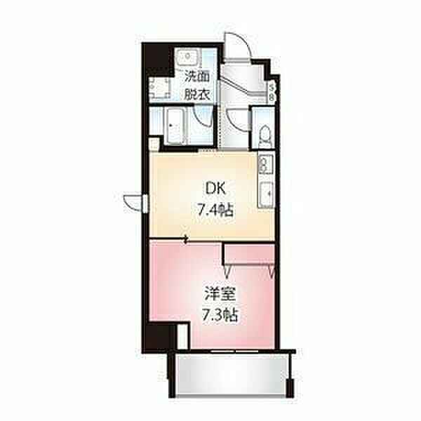 ディアコート白川 0801｜愛知県名古屋市中区栄２丁目(賃貸マンション1DK・8階・40.07㎡)の写真 その2