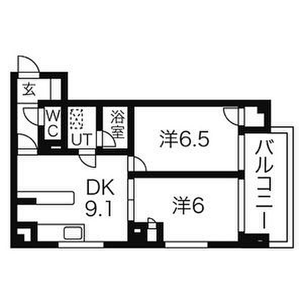 ガーディアン千代田 302｜愛知県名古屋市中区千代田５丁目(賃貸マンション2LDK・3階・47.19㎡)の写真 その2