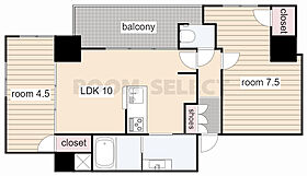 プラウドタワー栄 1405 ｜ 愛知県名古屋市中区栄５丁目（賃貸マンション2LDK・14階・55.15㎡） その2