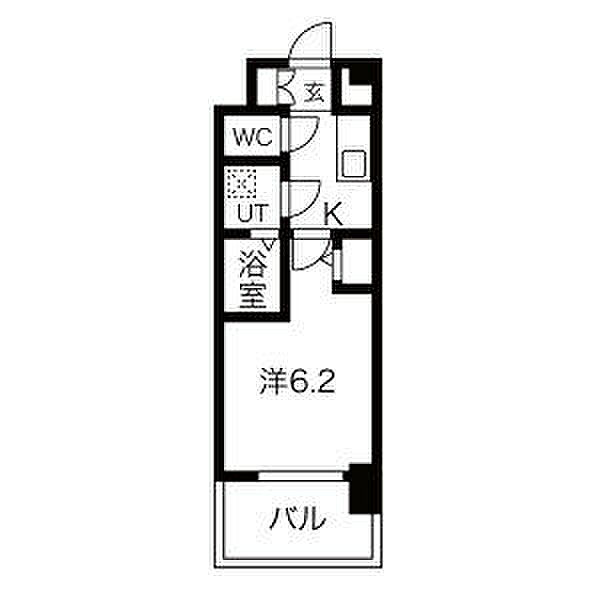 エスリード上前津LIVIA 805｜愛知県名古屋市中区富士見町(賃貸マンション1K・8階・21.75㎡)の写真 その2