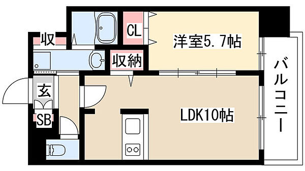 プレサンス丸の内レジデンスII 1102｜愛知県名古屋市中区丸の内２丁目(賃貸マンション1LDK・11階・38.81㎡)の写真 その2