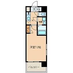 UURコート名古屋名駅 1Kの間取図画像