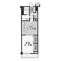 グランドール千種台 1DKの間取図画像