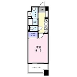 S-FORT浄心 1Kの間取図画像