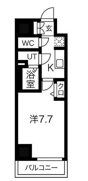 ディアレイシャス尾頭橋 1101｜愛知県名古屋市中川区尾頭橋４丁目(賃貸マンション1K・11階・25.20㎡)の写真 その2