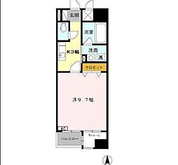 あいさきがけ 1Kの間取図画像