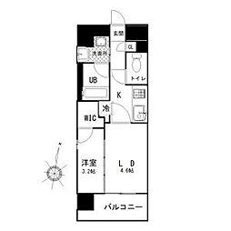 シーズンフラッツ矢場 2Kの間取図画像