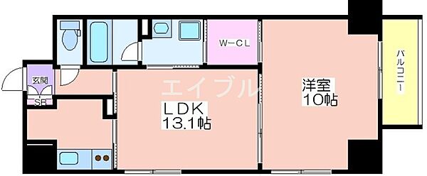 クレオキタホリエ ｜大阪府大阪市西区北堀江1丁目(賃貸マンション1LDK・10階・54.45㎡)の写真 その2