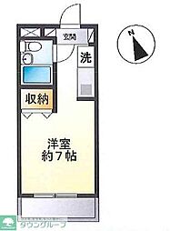 ヴァンティアン阿佐谷 1Kの間取図画像