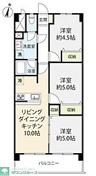 成宗マンション 3LDKの間取図画像