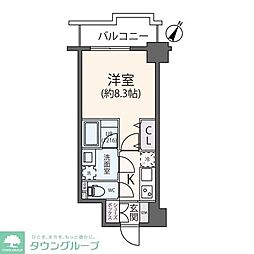 渋谷区代々木1丁目マンション 1Kの間取図画像