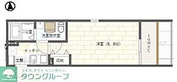 アーバンステージ方南町 1Kの間取図画像