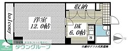 フォーラムイン東京 1DKの間取図画像