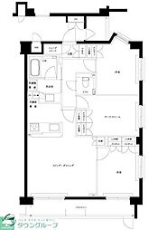 エルデンシア中野 2SLDKの間取図画像
