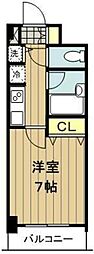 ジョイシティ中野 1Kの間取図画像