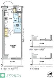 RESIDENCEKLENJI 1Kの間取図画像