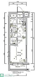 スカイコートグレース中野哲学堂 1Kの間取図画像