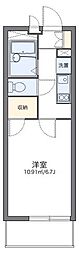 ゼルコヴァ 1Kの間取図画像