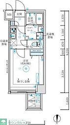 MAXIV練馬TRE 1Kの間取図画像