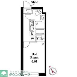 ヴィスタ阿佐ヶ谷S 1Kの間取図画像