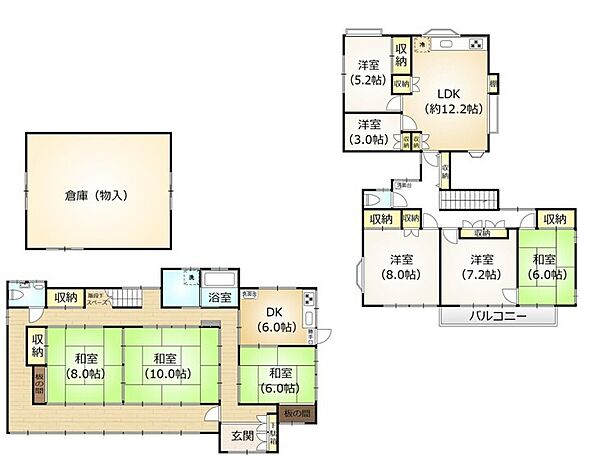 間取りを拡大表示