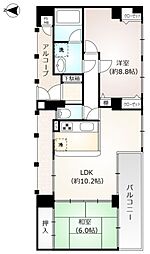 ワコーレ青梅2 2LDKの間取図画像