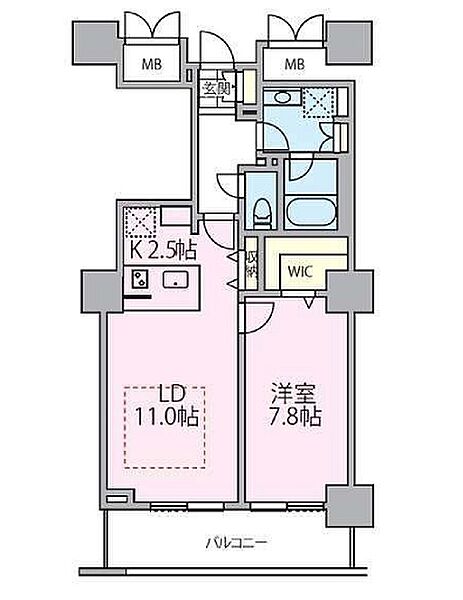 ロイヤルパークスタワー南千住 1702｜東京都荒川区南千住４丁目(賃貸マンション1LDK・17階・51.41㎡)の写真 その2