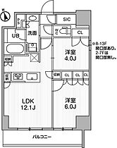 シーズンフラッツ浅草言問通り 301 ｜ 東京都台東区浅草３丁目7-2（賃貸マンション2LDK・3階・51.66㎡） その2