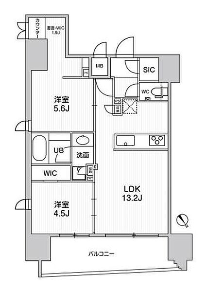 ＷＥＡＶＥ　ＰＬＡＣＥ　ＡＳＡＫＵＳＡ　ＳＯＵＴＨ 1001｜東京都台東区寿４丁目(賃貸マンション2LDK・10階・54.04㎡)の写真 その2