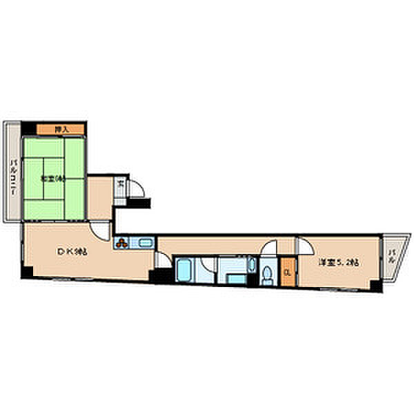 ボナール町屋 901｜東京都荒川区町屋３丁目(賃貸マンション2DK・9階・51.73㎡)の写真 その2