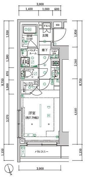 アルテシモサグラ（ARTESSIMO SAGRA） 601｜東京都新宿区早稲田鶴巻町(賃貸マンション1K・6階・25.47㎡)の写真 その2