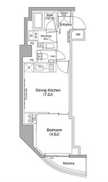 ザ・パークハビオ神楽坂 1004｜東京都新宿区横寺町(賃貸マンション1DK・10階・32.94㎡)の写真 その2