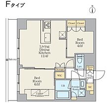 クレストコート東日暮里 302 ｜ 東京都荒川区東日暮里４丁目35-16（賃貸マンション2LDK・3階・51.12㎡） その2