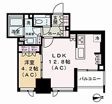 クラッシィハウス大手町ザ・スイート 804 ｜ 東京都千代田区内神田１丁目3-5（賃貸マンション1LDK・8階・42.57㎡） その2