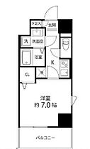 レフィールオーブ町屋駅前 206 ｜ 東京都荒川区荒川６丁目1-1（賃貸マンション1K・2階・25.13㎡） その2