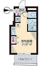 クレッシェント西早稲田 302 ｜ 東京都新宿区西早稲田２丁目10-22（賃貸マンション1R・3階・21.97㎡） その2