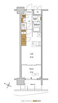 ＲＪＲプレシア東十条ガーデン 713 ｜ 東京都北区東十条３丁目3-1（賃貸マンション1LDK・7階・34.07㎡） その2