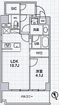 シーズンフラッツ本所吾妻橋 501 ｜ 東京都墨田区吾妻橋２丁目19-1（賃貸マンション1LDK・5階・40.28㎡） その2