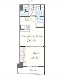 LA.CLAIRE.FONTAINE. 1LDKの間取図画像