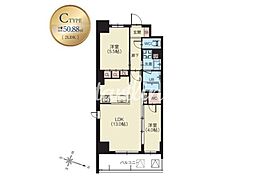 スプランディッド西日暮里 2LDKの間取図画像